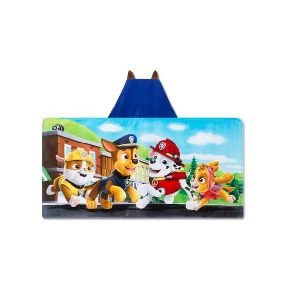 Paw Patrol Paws Rule Kids' Hooded Bath Towel New - Picture 3 of 3